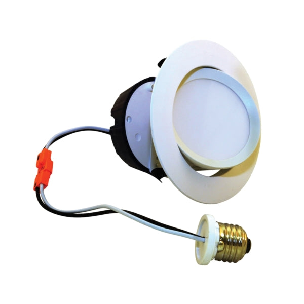 Sylvania 70395 LED Downlight Kit, Recessed, Track, 50 W Equivalent, E26 Lamp Base, Dimmable, White Light