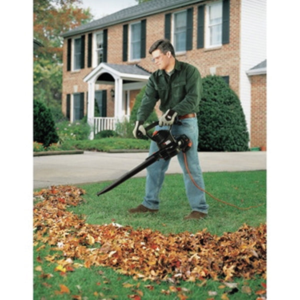 Black+Decker BV3100 Blower Vacuum, 12 A, 120 V, 2-Speed, 300 cfm Air