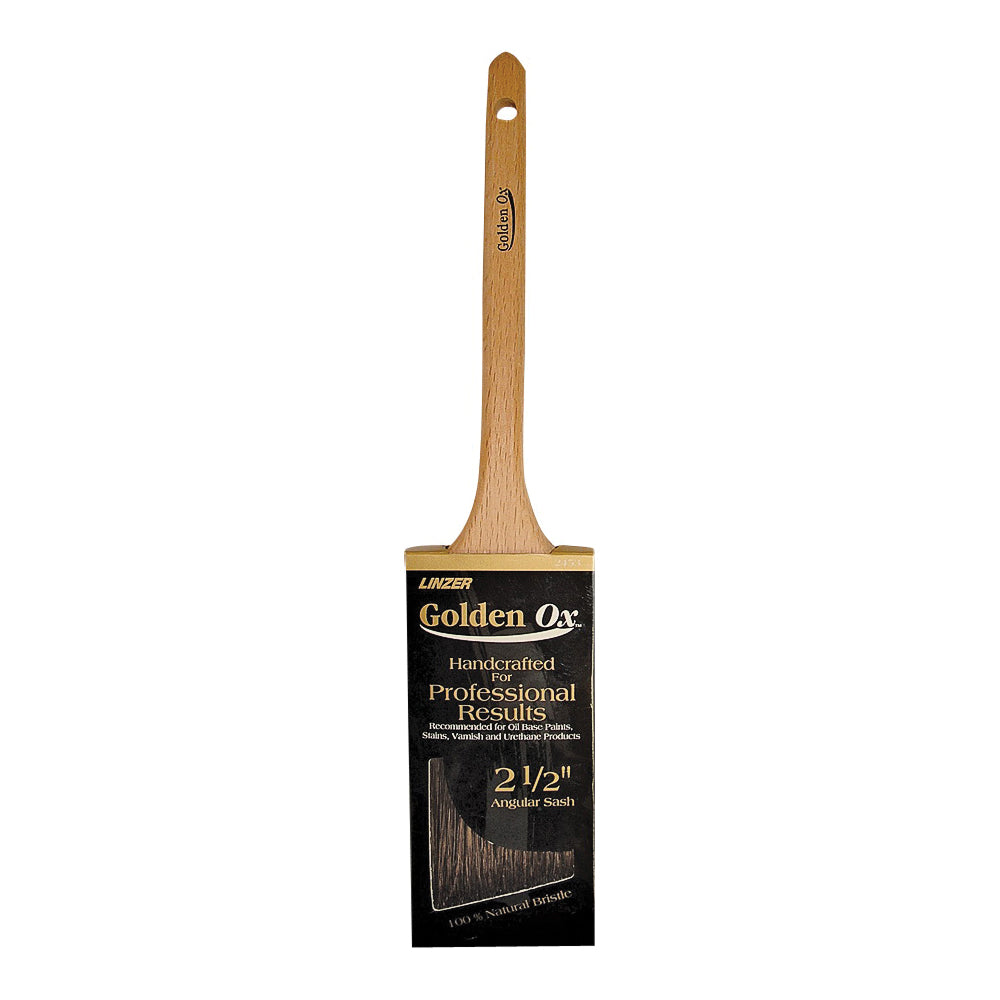 Linzer WC 2453-2.5 Paint Brush, 2-1/2 in W, 2-3/4 in L Bristle, China Bristle, Sash Handle