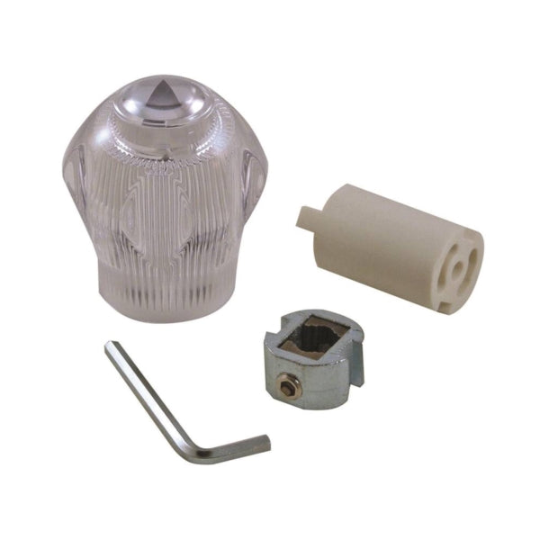 Danco 80015 Diverter Handle, Acrylic, For: Single Handle Tub and Shower Faucets