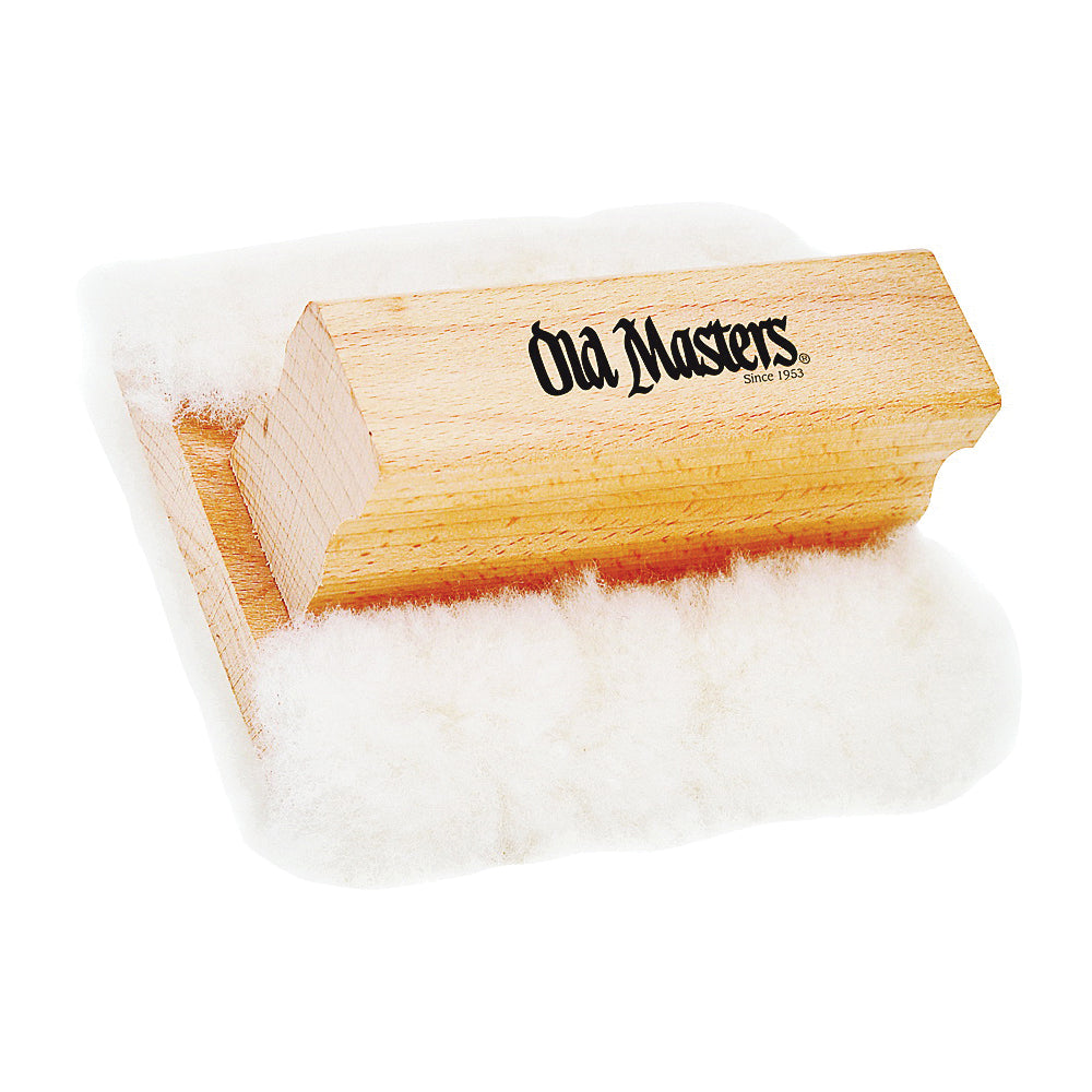 Old Masters 30500 Stain Applicator, 3-1/2 in L Pad, 4-1/2 in W Pad, Lambs Wool Pad