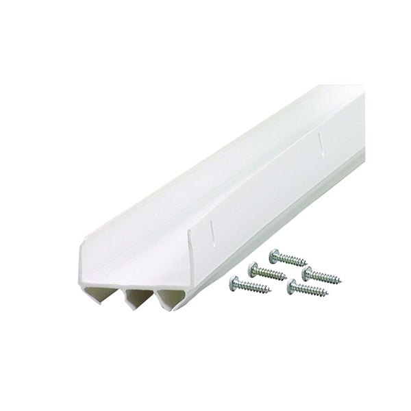 M-D 06528 Door Bottom, 36 in L, 1-3/4 in W, 1-1/2 in H, Vinyl