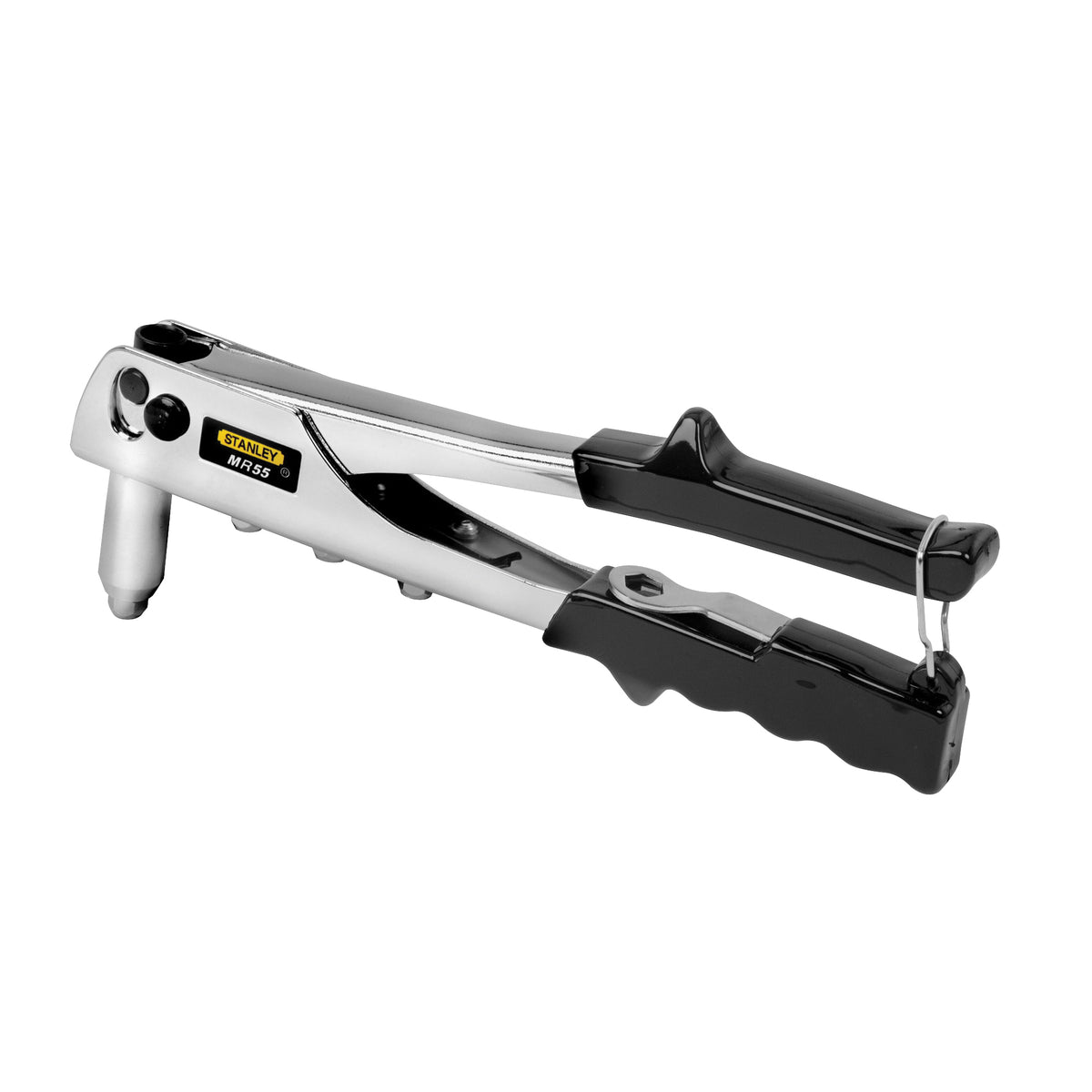 STANLEY MR55C5 Right Angle Riveter, Spring-Loaded Handle, 10 in L, Steel