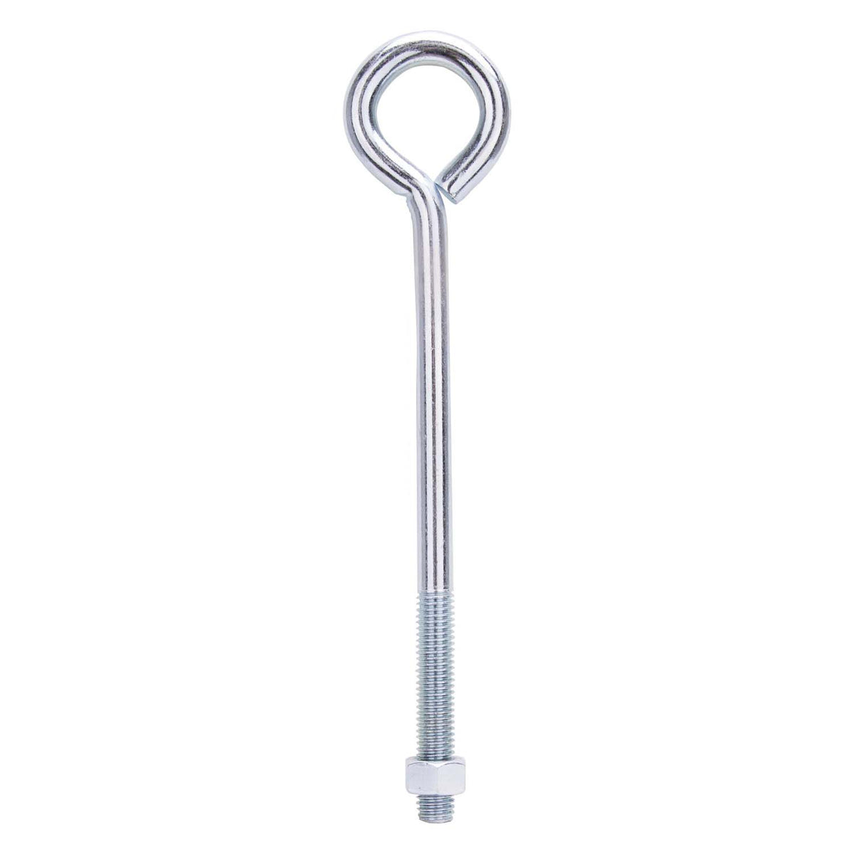 ProSource LR290 Eye Bolt, 13 mm Thread, Machine Thread, 3 in L Thread, 2-1/8 in Dia Eye, 633 lb Working Load, Steel