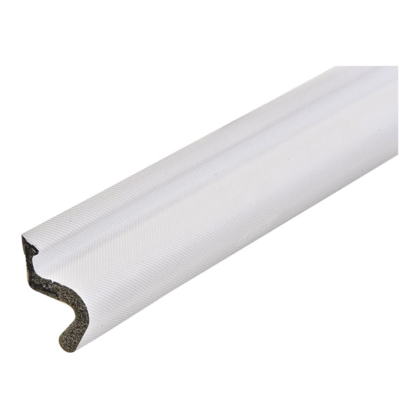 Frost King DS7W/25 Door Seal, 1 in W, 7 ft L, Thermoset Plastic, White