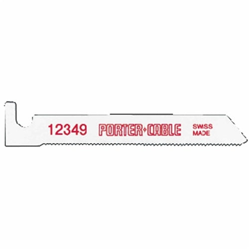 PORTER-CABLE 12349-5 Jig Saw Blade, 3/8 in W, 3 in L, 24 TPI