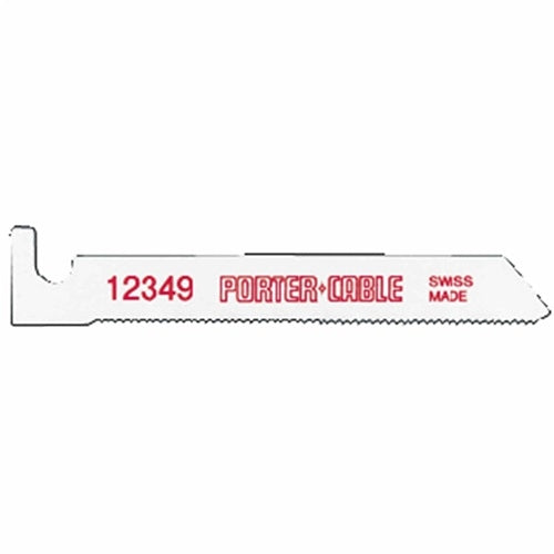 PORTER-CABLE 12349-5 Jig Saw Blade, 3/8 in W, 3 in L, 24 TPI