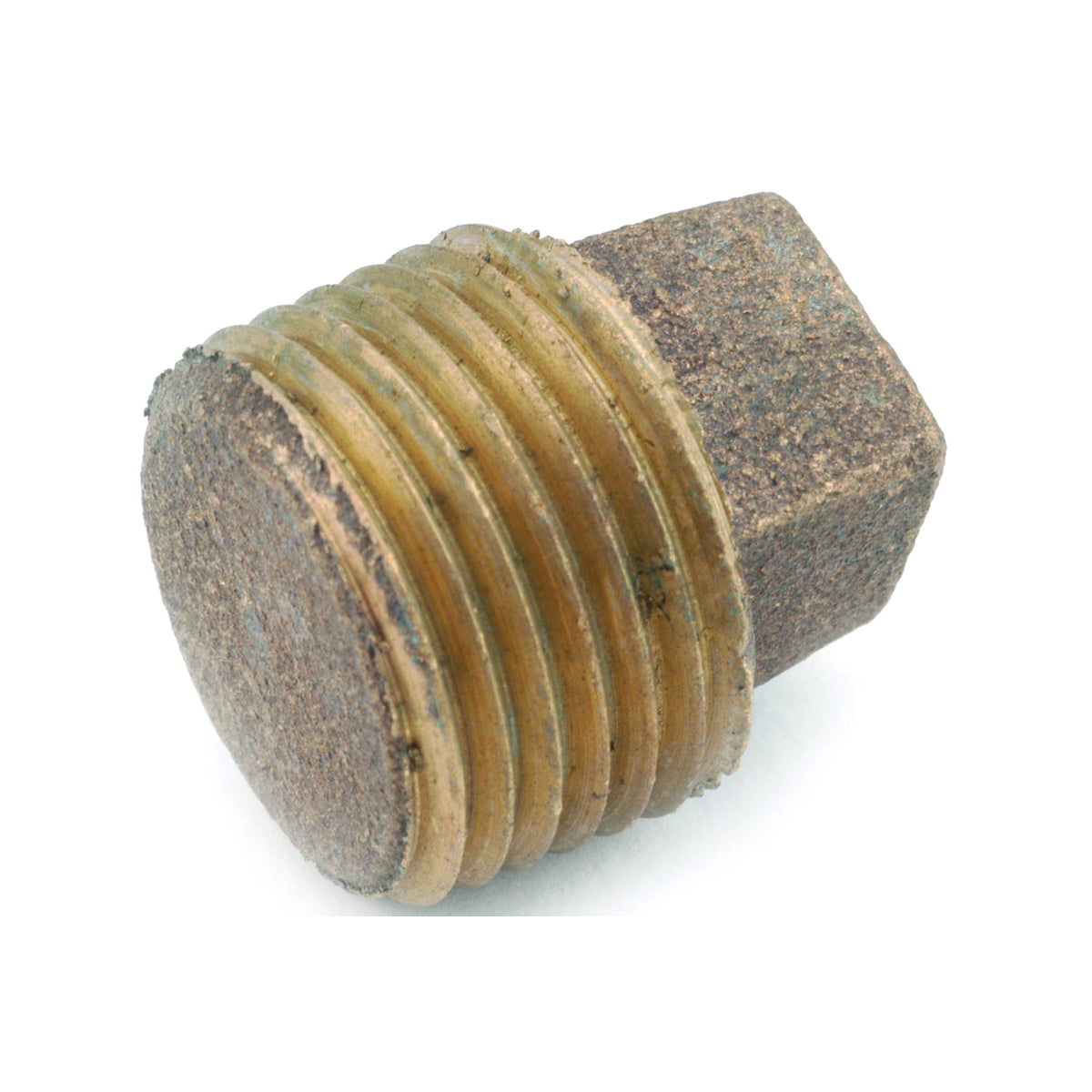 Anderson Metals 738114-06 Solid Pipe Plug, 3/8 in, IPT, Brass