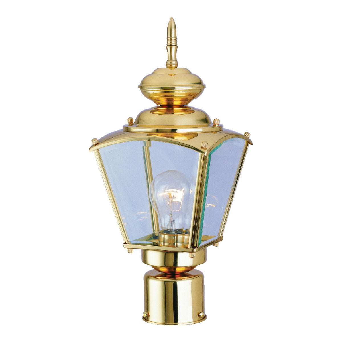 Boston Harbor 4007H-2 Outdoor Post Lantern, 120 V, 100 W, Steel Fixture