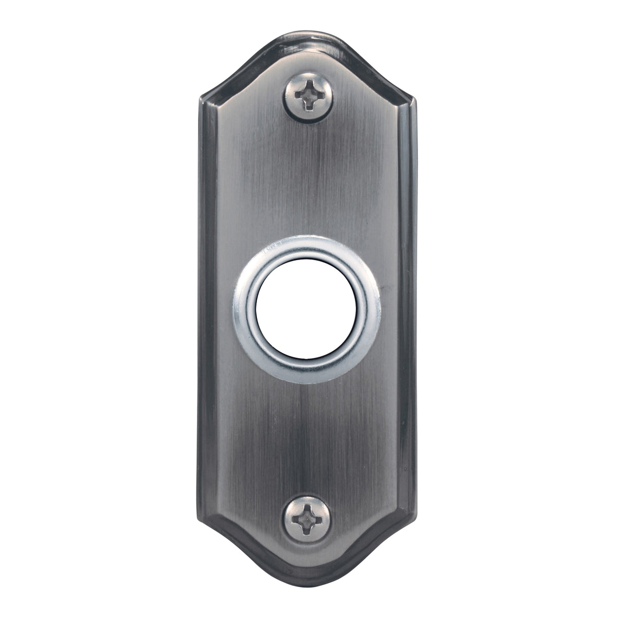 Heath Zenith SL-923-02 Pushbutton, Wired, Metal, Lighted