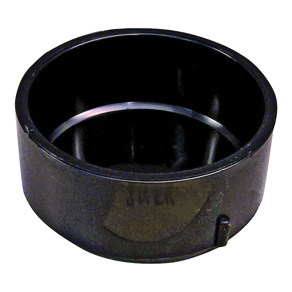 GENOVA 800 Series 80154 Pipe Cap, 4 in, Hub, Black, SCH 40 Schedule