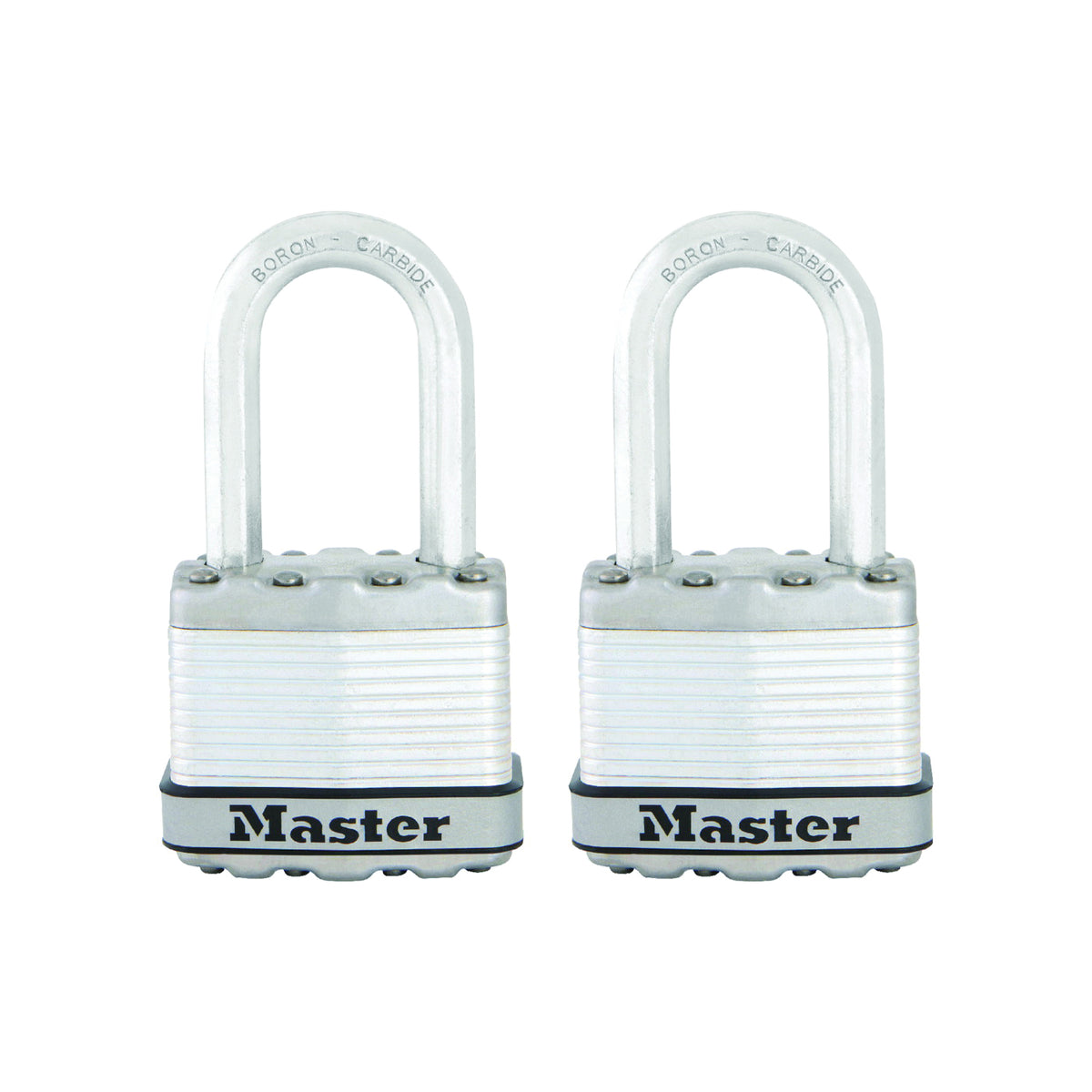 Master Lock Magnum Series M1XTLF Padlock, Keyed Alike Key, 5/16 in Dia Shackle, 1-1/2 in H Shackle, Stainless Steel Body