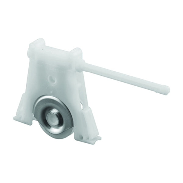 Prime-Line B 715 Adjustable Roller Assembly, 1-1/4 in Dia Roller, 5/16 in W Roller, Polyethylene Roller, Concave Roller