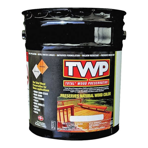 TWP 100 Series TWP-102-5 Wood Preservative, Redwood, Liquid, 5 gal, Can