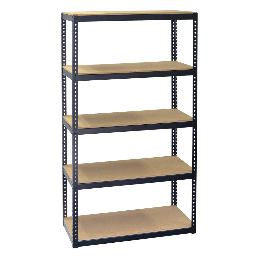 Storage Concepts SCB0850D Boltless Shelving Unit, 2250 lb Capacity, 5-Shelf, 36 in OAW, 16 in OAD, 72 in OAH