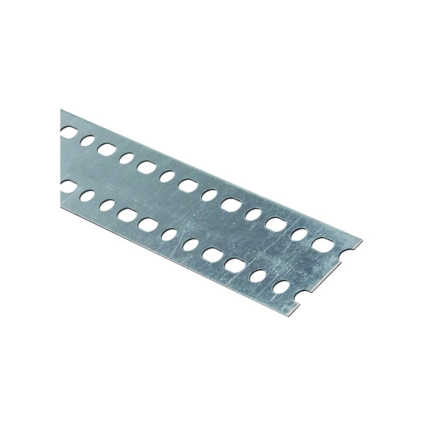Stanley Hardware 4027BC Series N341-230 Slotted Strap, 2-3/8 in W, 36 in L, 0.047 in Thick, Galvanized Steel