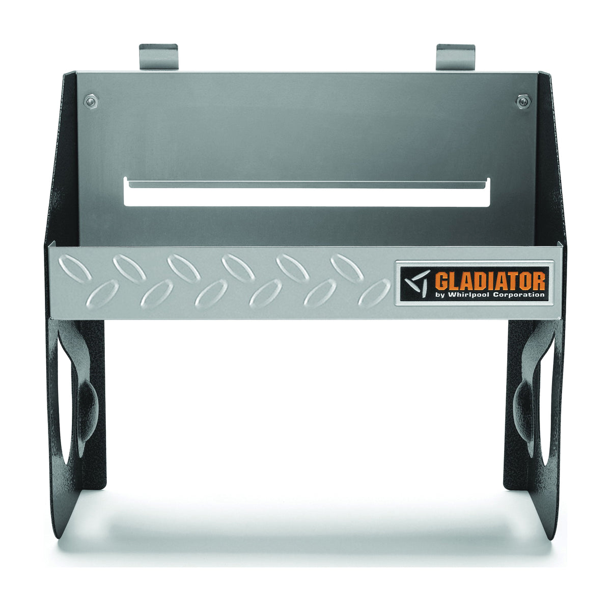 GLADIATOR GAWU12CCTG Clean Up Caddy, 25 lb Capacity, Metal, Granite, 12 in OAW, 12-3/8 in OAH, 6 in OAD