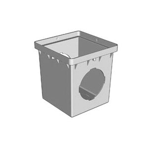 NDS 1212SD2 Catch Basin, 12.8 in L, 12.1 in W, Black