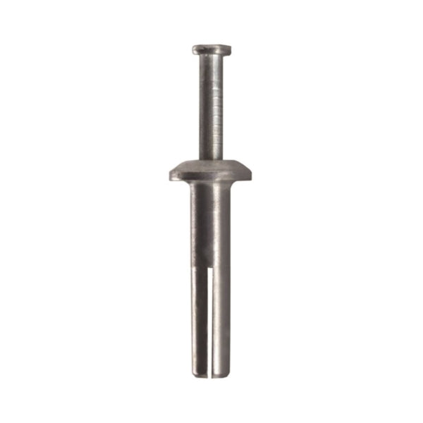 COBRA ANCHORS 383V Drive Nail-In Anchor, 1/4 in Dia, 1 in L, Die-Cast Zinc