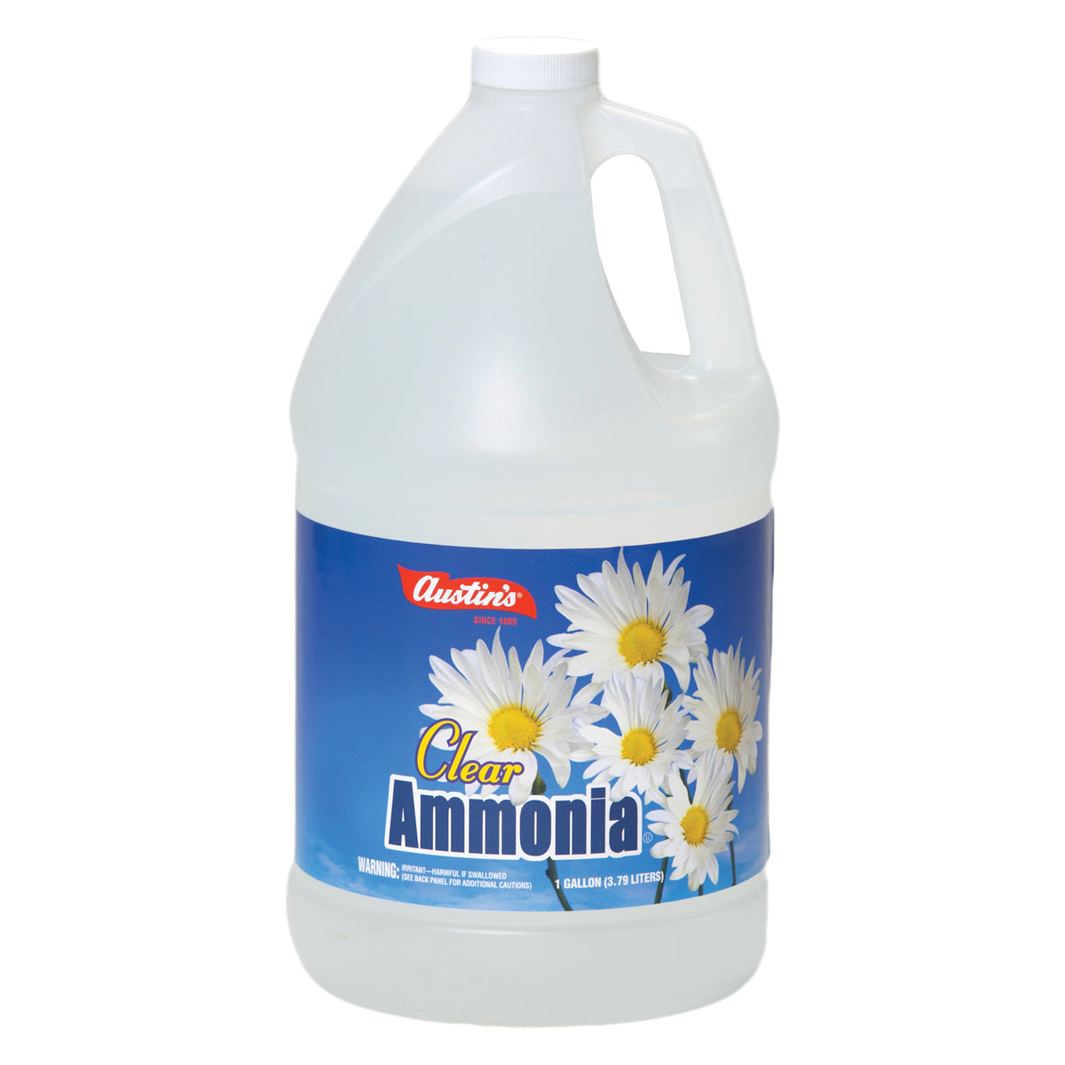Austin 52 Clear Ammonia, 128 oz Bottle, Liquid, Pungent Ammonia, Colorless