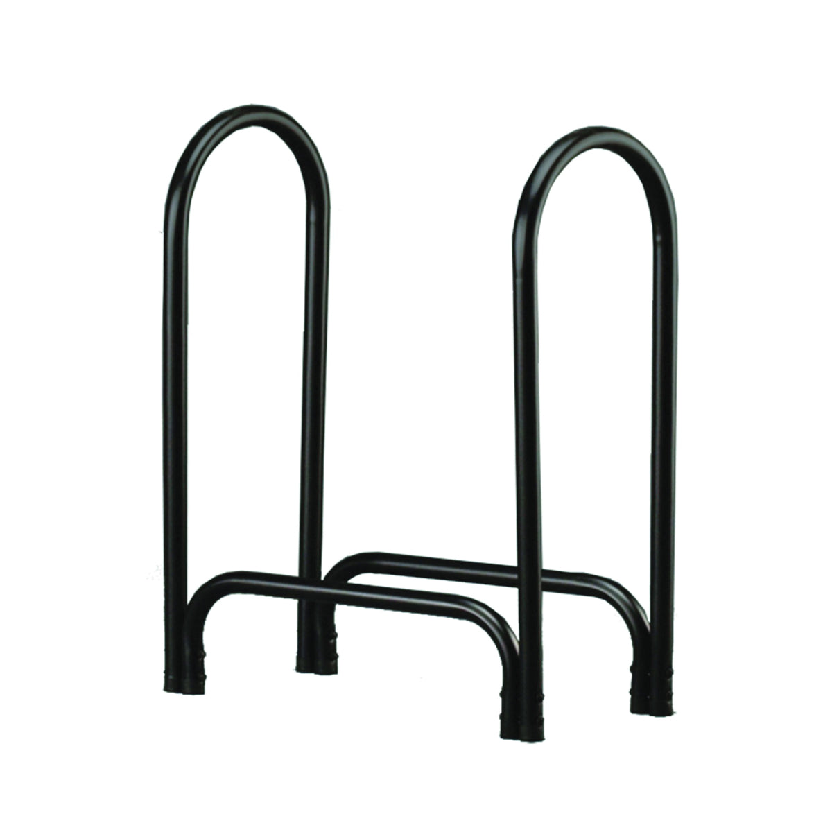 SHELTER SLRS Small Log Rack, 12 in W, 28 in D, 33 in H, Steel Base, Powder-Coated, Black