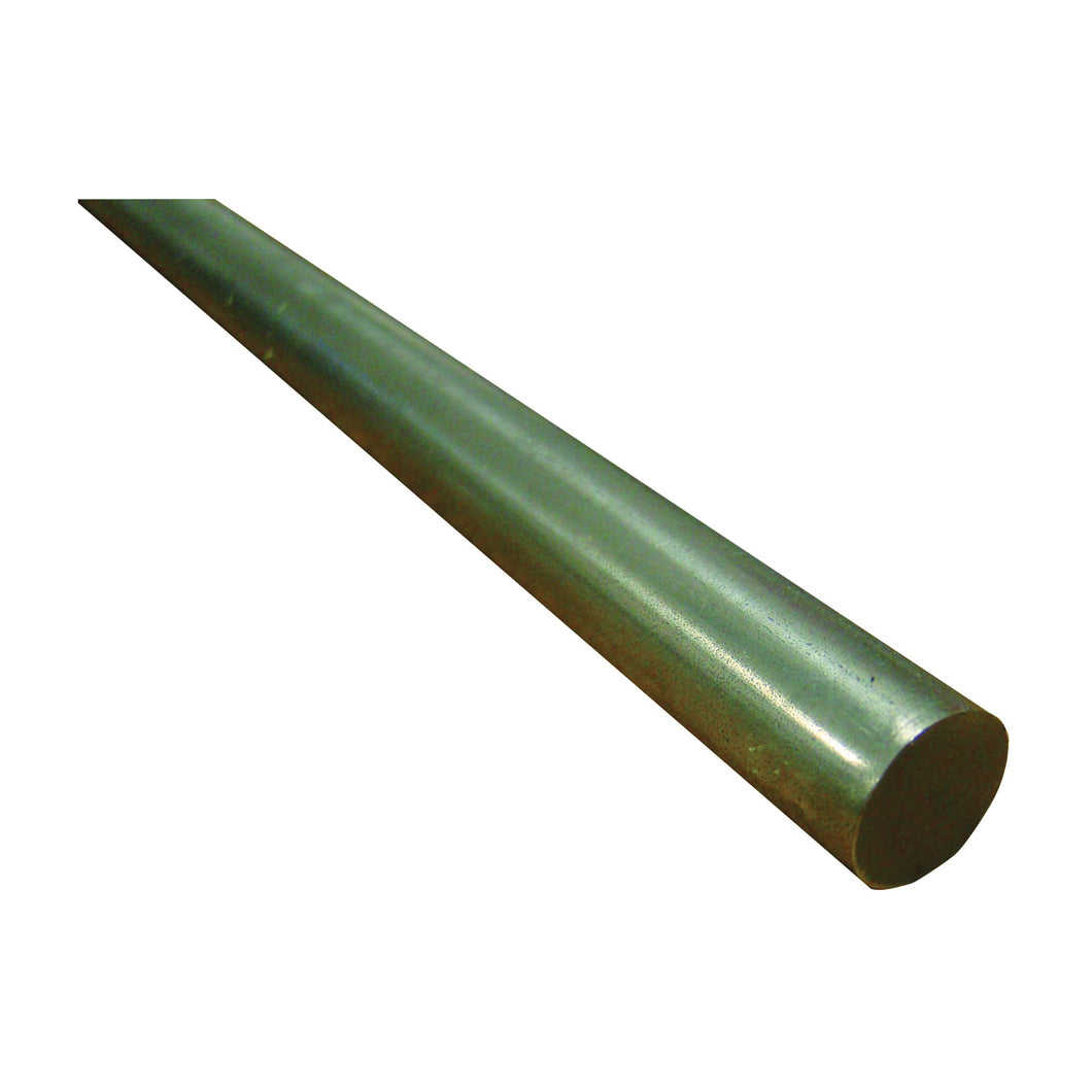 K & S 87145 Decorative Metal Rod, 7/16 in Dia, 12 in L, Stainless Steel