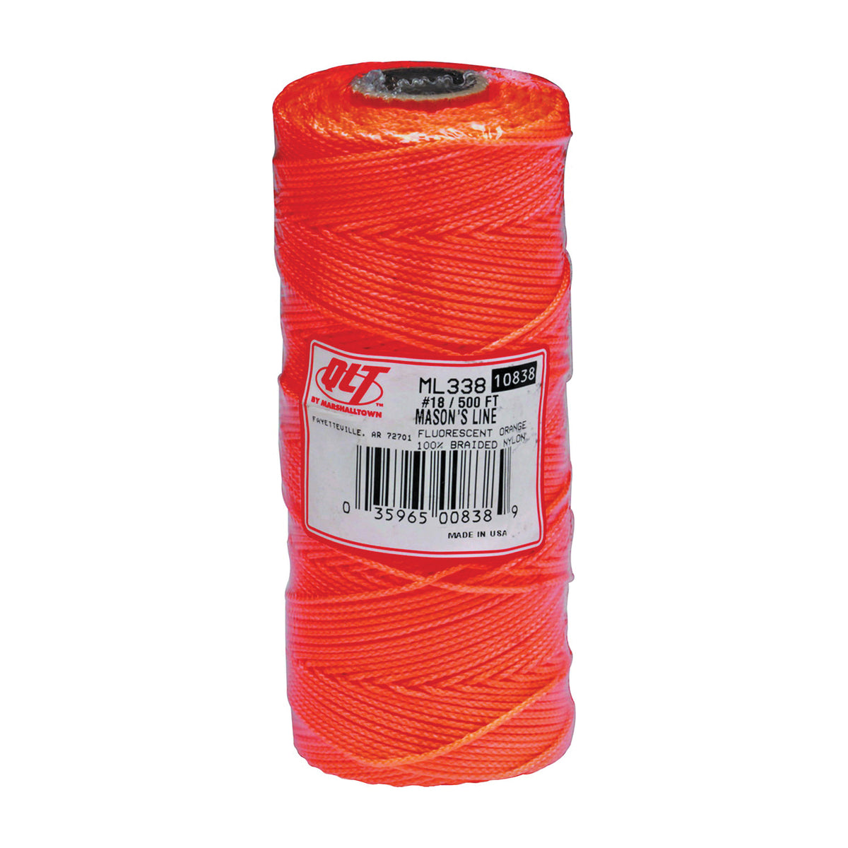 Marshalltown ML338 Mason Line, 500 ft L Line, Fluorescent Orange Line