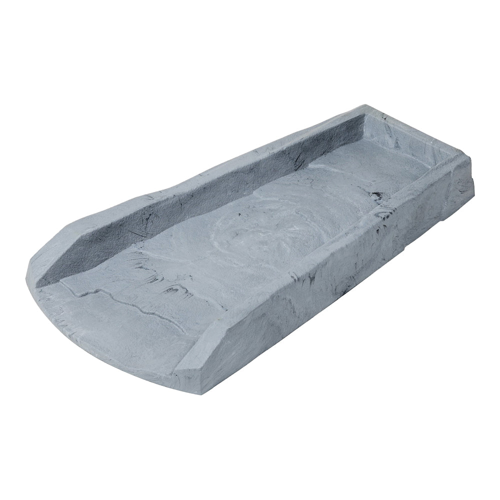 Amerimax 3004-12/3014-12 Splash Block, 24 in L, 11-1/2 in W, Polypropylene, Slate Gray