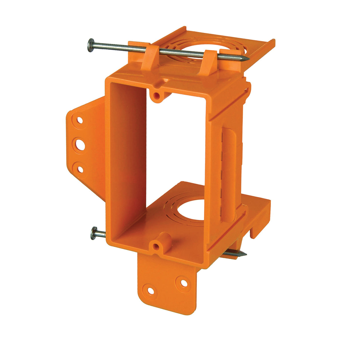 Carlon SC100A Mounting Bracket, PVC, Orange, Nail Mounting