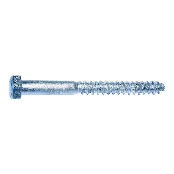 MIDWEST FASTENER 05598 Lag Screw, 1/2 in Thread, 2 Grade, Galvanized