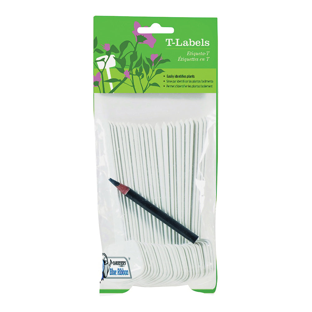 Gardener&#39;s Blue Ribbon Blue Ribbon T023B T-Label, White Background