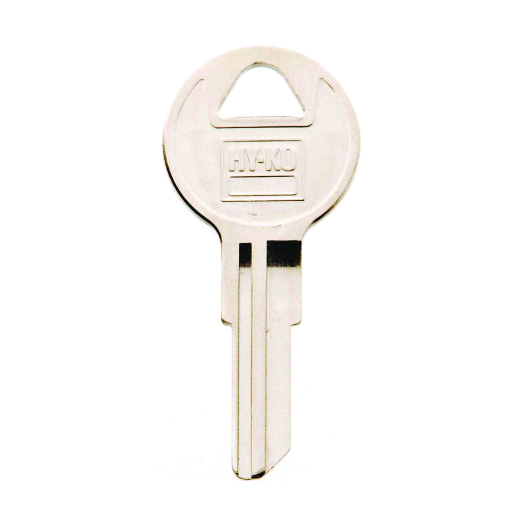 HY-KO 11010CG16 Key Blank, Brass, Nickel, For: Chicago Cabinet, House Locks and Padlocks