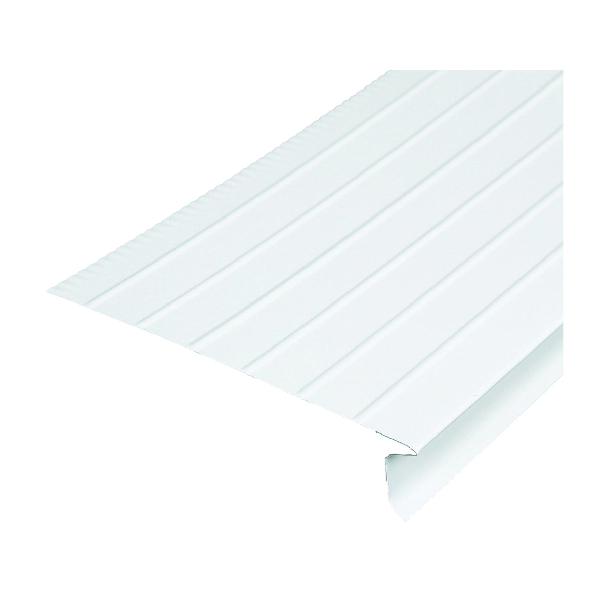 Amerimax F-8WA2 Roof Edge, 10 ft L, Aluminum, White