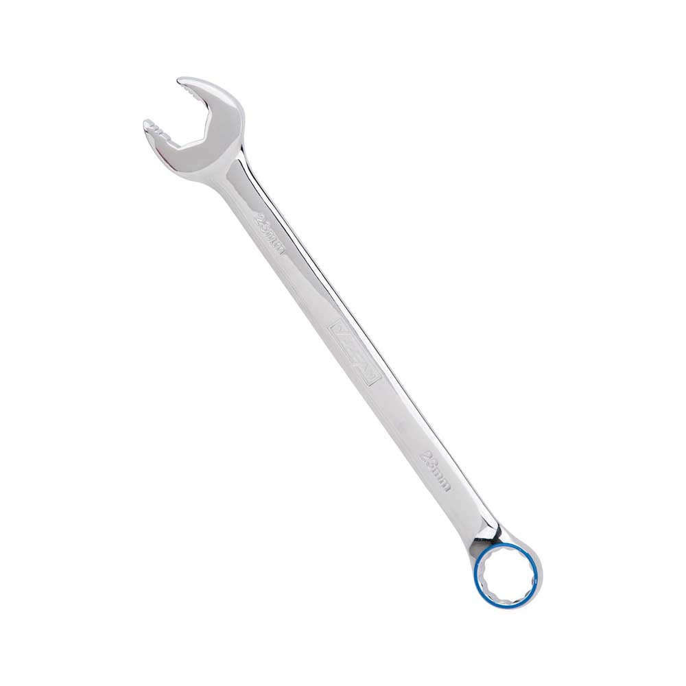 Vulcan MT6549937 Combination Wrench, Metric, 23 mm Head, Chrome Vanadium Steel, Polished