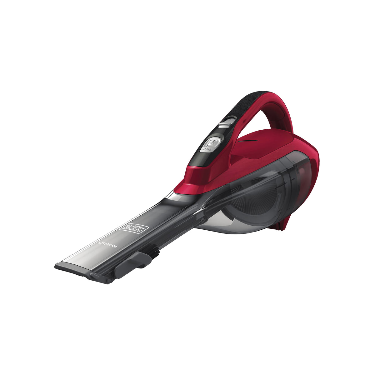 Black+Decker HLVA320J26 Hand Vacuum, 10.8 V Battery, Lithium-Ion Battery, 2 Ah, Red Chilli Housing