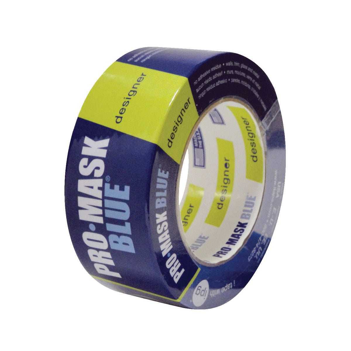 IPG PMD48 Masking Tape, 60 yd L, 1.88 in W, Crepe Paper Backing, Dark Blue