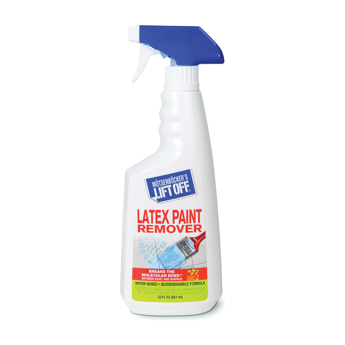 MOTSENBOCKER&amp;#39;S LIFT OFF 413-01 Latex Paint Remover, Liquid, Mild, Clear, 22 oz, Bottle