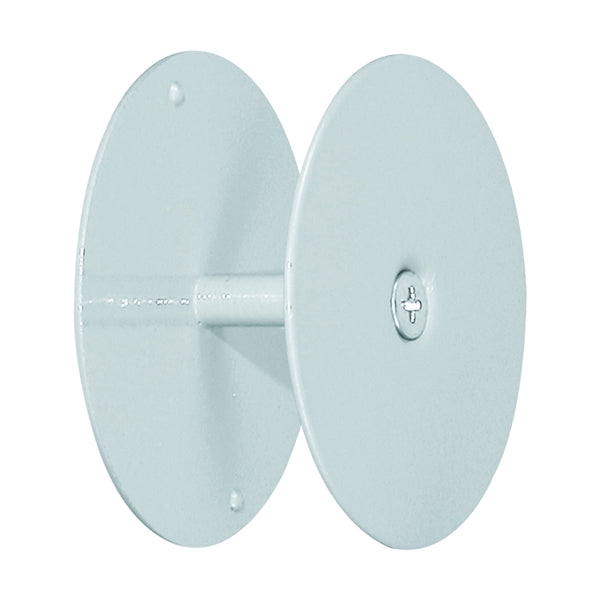 Defender Security U 9515 Hole Cover Plate, Steel, Painted, For: 1-3/4 in Thick Doors