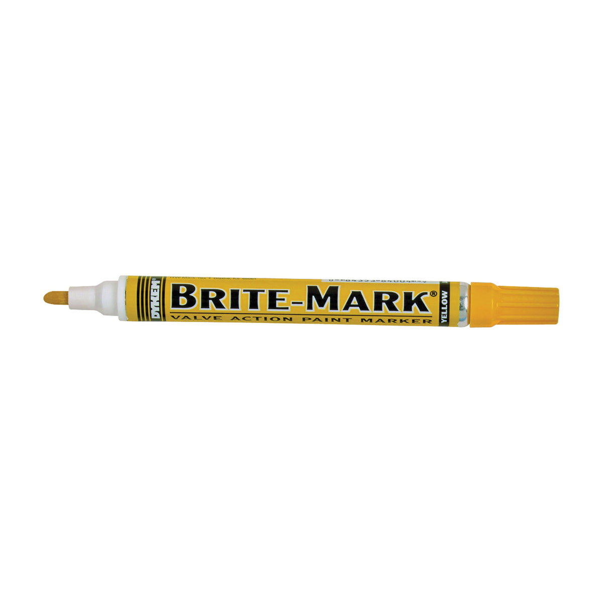 Dykem 84004 Permanent Paint Marker, Yellow