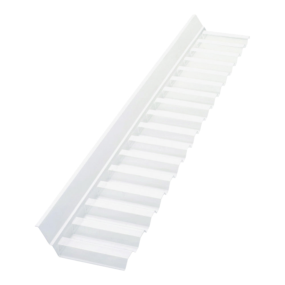 PALRAM AMERICAS 108657 Side Wall Connector Flashing, 4 ft 2 in L, 8 in W, Plastic