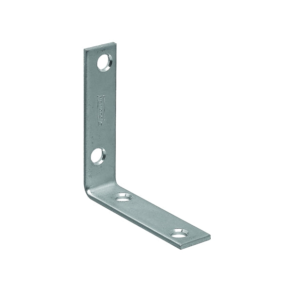 National Hardware 115BC Series N266-338 Corner Brace, 2-1/2 in L, 5/8 in W, Steel, Zinc, 0.1 Thick Material