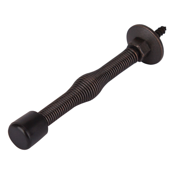 Prosource H61-Z019-PS Light-Duty Door Stop, 3/4" in Dia Base, 3 in Projection, Plastic &amp; Steel, Venetian Bronze