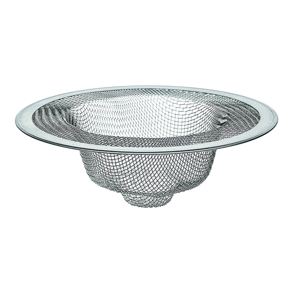 Danco 88822 Mesh Strainer, 4-1/2 in Dia, Stainless Steel, 4-1/2 in Mesh, For: 4-1/2 in Drain Opening Kitchen Sink