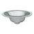 Danco 88822 Mesh Strainer, 4-1/2 in Dia, Stainless Steel, 4-1/2 in Mesh, For: 4-1/2 in Drain Opening Kitchen Sink