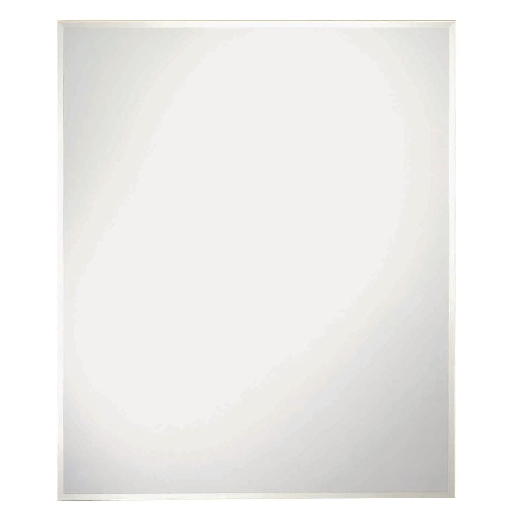 RENIN 201240 Somerset Frameless Mirror, 36 in L, 30 in W, Rectangular, Clear Frame