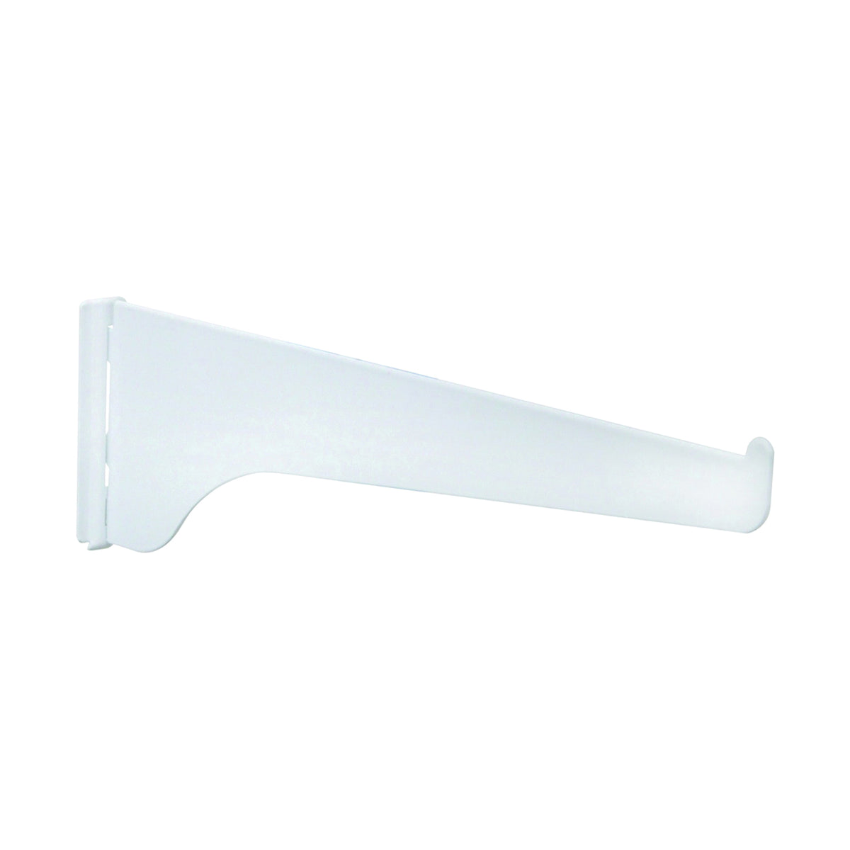 Knape &amp; Vogt 180 WH 16 Shelf Bracket, 16 in L, Steel, Powder-Coated
