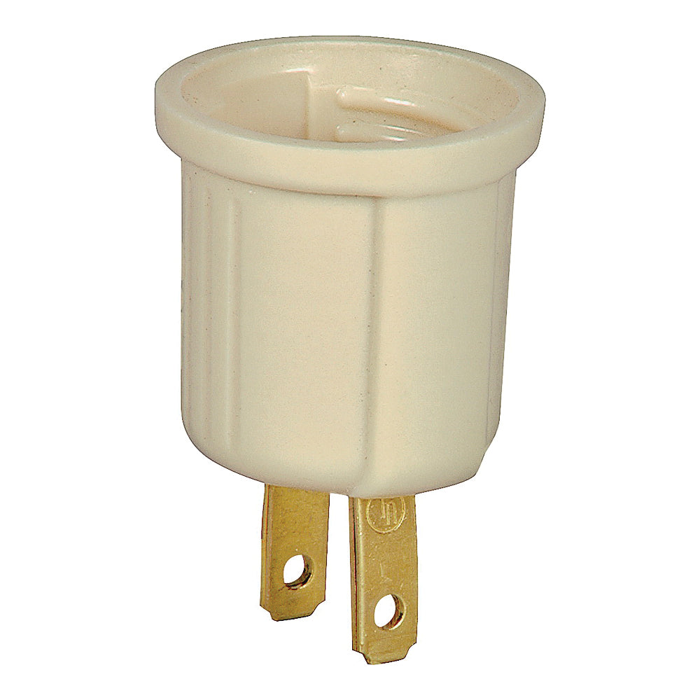 Eaton Wiring Devices 738V-BOX Outlet Adapter, 660 W, 1-Outlet, Thermoplastic, Ivory