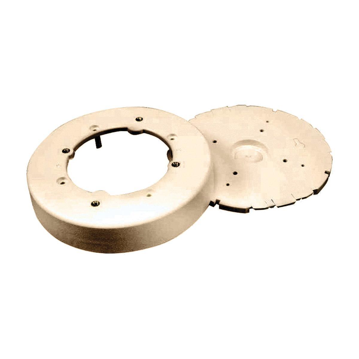 Wiremold NM4 Raceway Box, Fixture, Non-metallic, PVC, Ivory