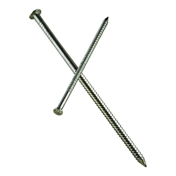 Simpson Strong-Tie T8SND1 Siding Nail, 8d, 2-1/2 in L, 316 Stainless Steel, Full Round Head, Annular Ring Shank, 1 lb