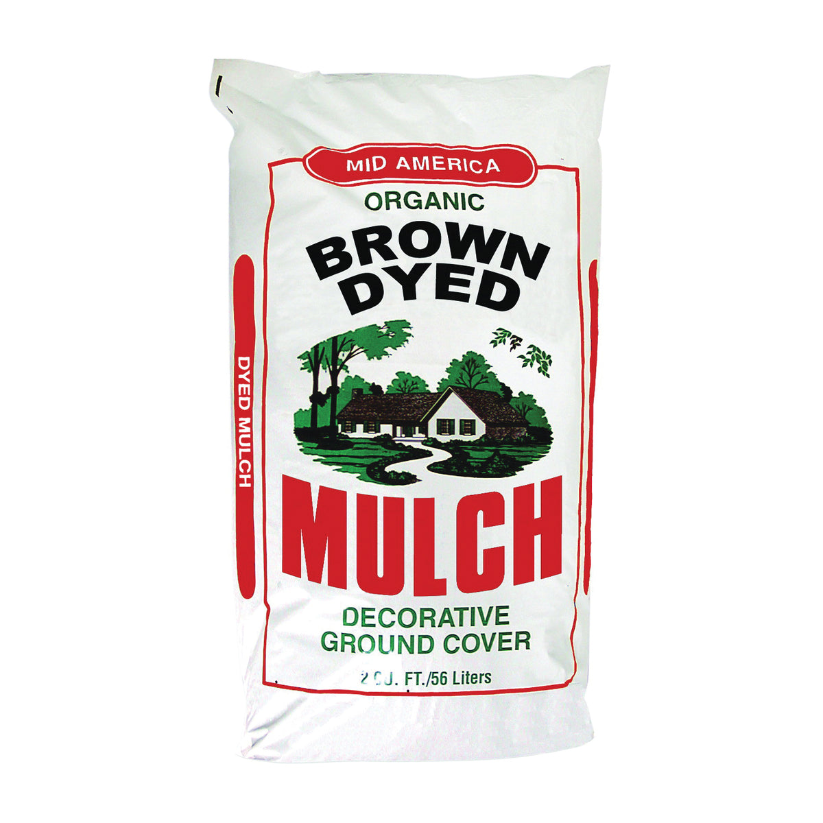 Mid-America 33334 Dyed Mulch, Brown Bag